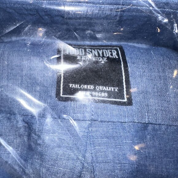 NWT Todd Snyder Blue Button Down Chambray Mens Shirt Medium SH026652 - Picture 4 of 5